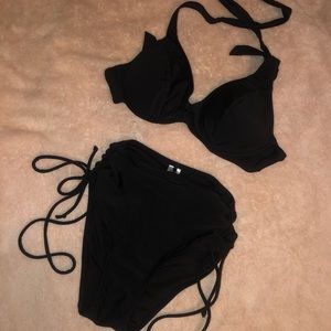 Black Fashion Nova 2-Piece Bikini